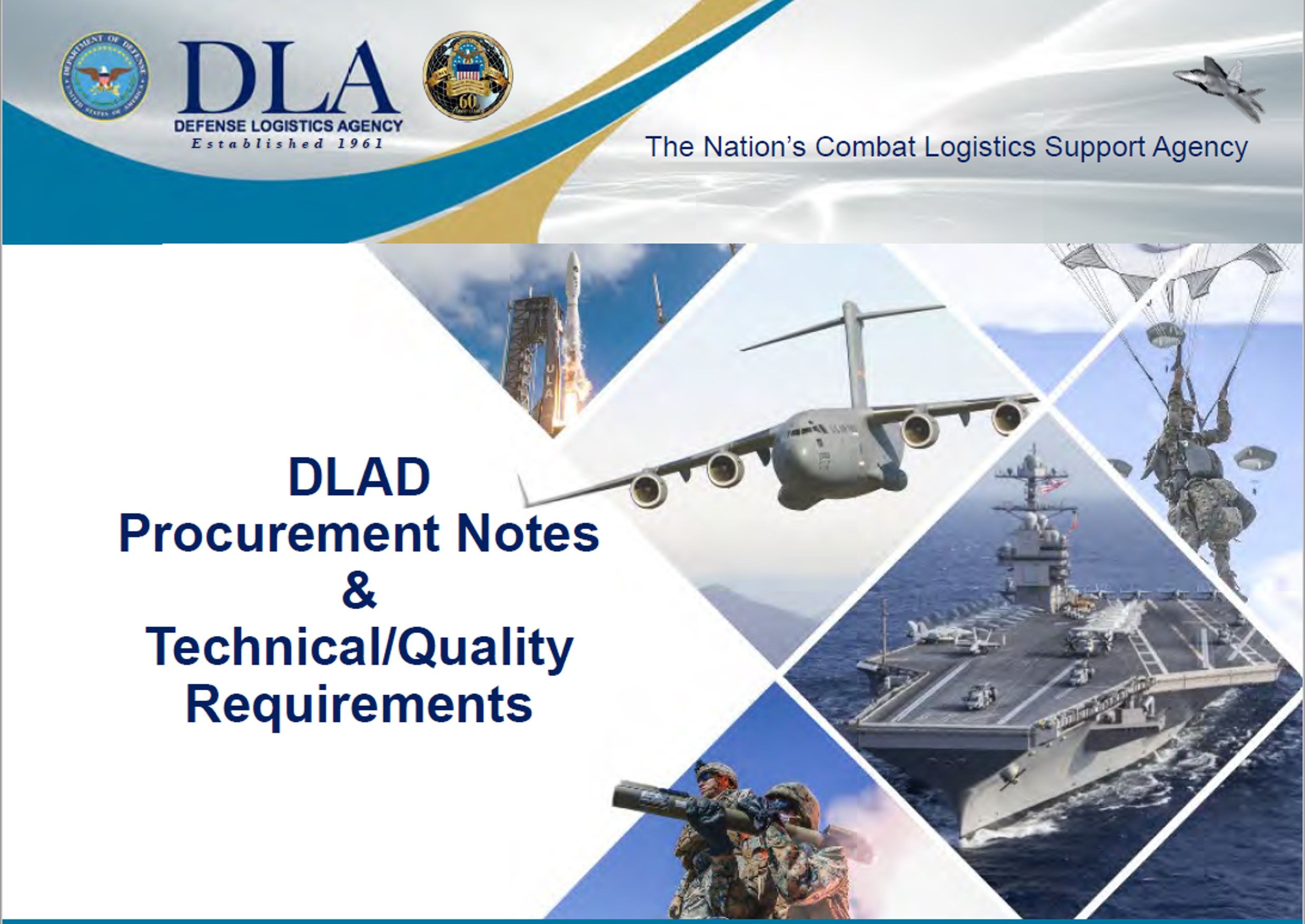 DLA Procurement Notes and Technical/Quality Requirements